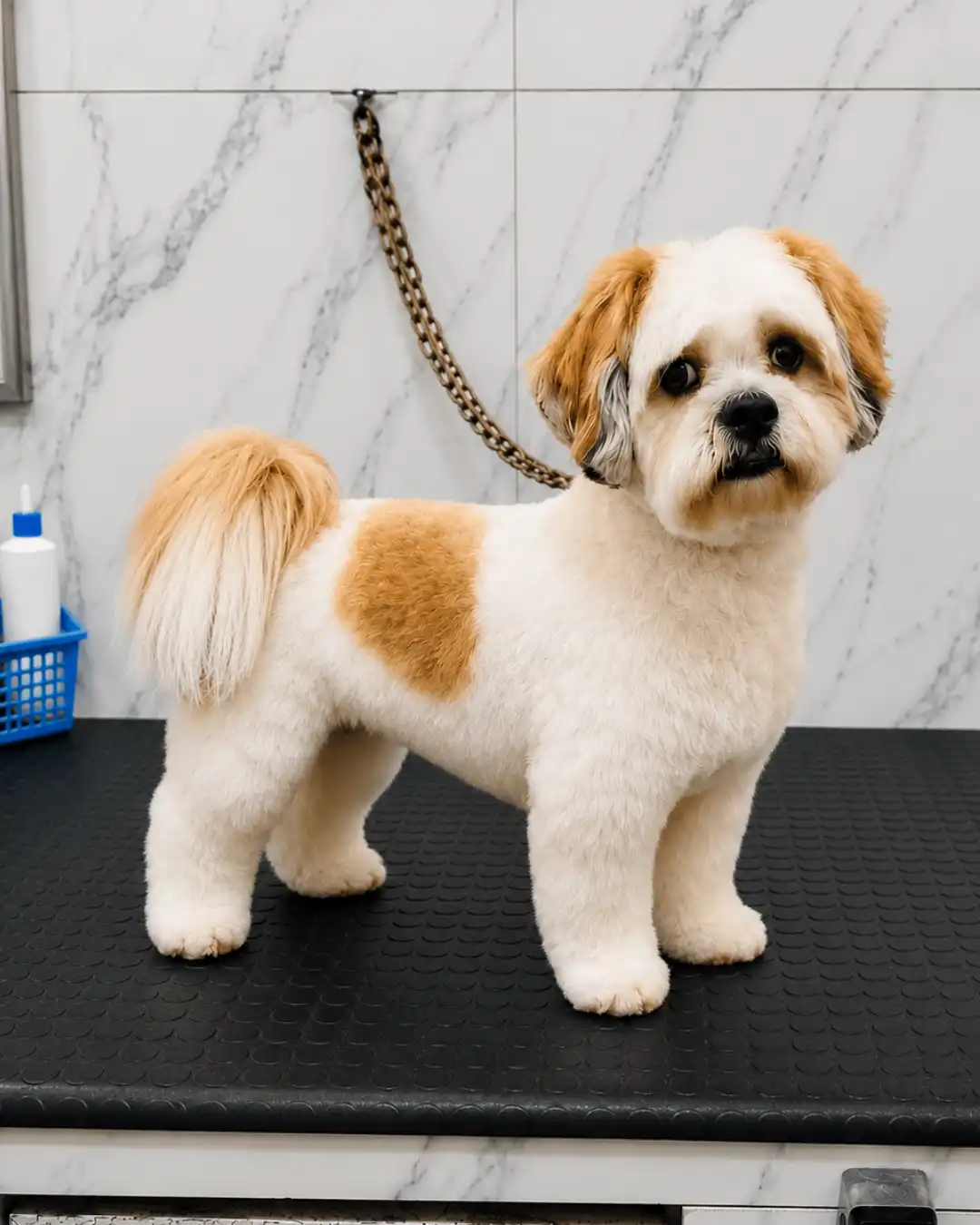 Shih-tzu depois da tosa na Ilpet Grooming no Ipiranga